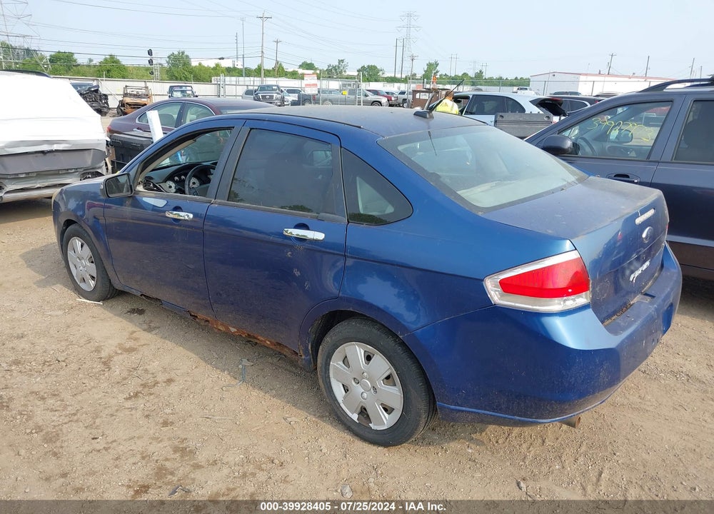 2008 FORD FOCUS S VIN: 1FAHP34N28W262221