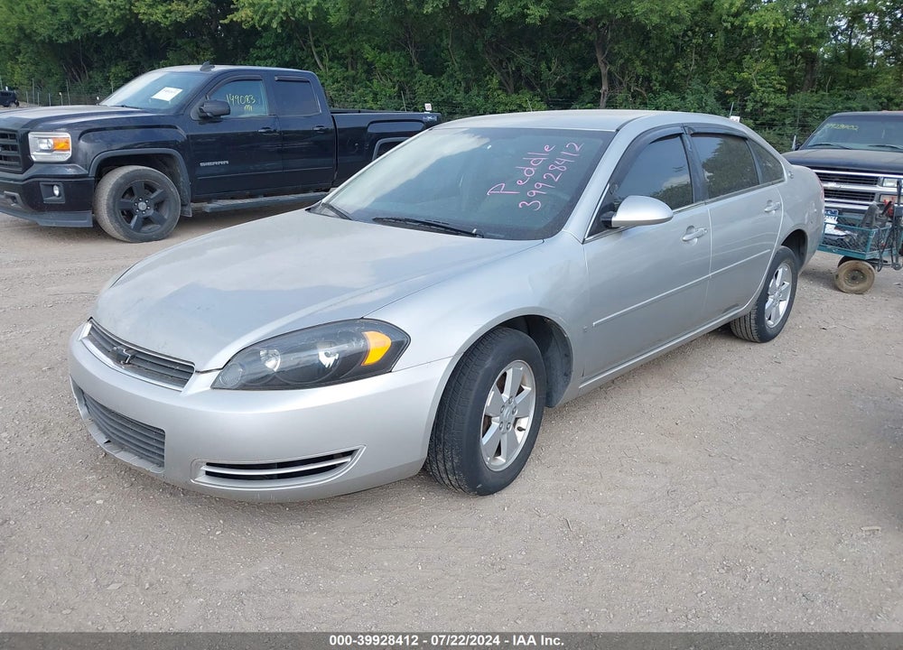 2007 CHEVROLET IMPALA LT VIN: 2G1WT55N879366381