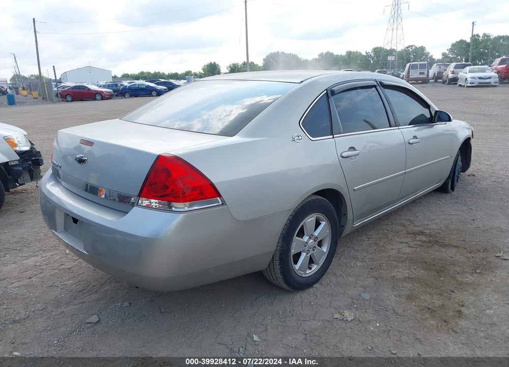 2007 CHEVROLET IMPALA LT VIN: 2G1WT55N879366381