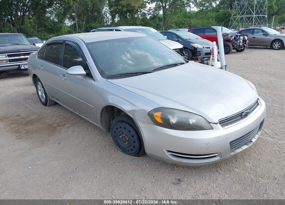 2007 CHEVROLET IMPALA LT VIN: 2G1WT55N879366381
