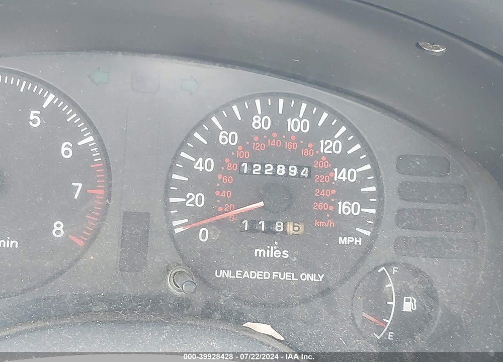1998 MITSUBISHI ECLIPSE GS VIN: 4A3AK44Y4WE128787