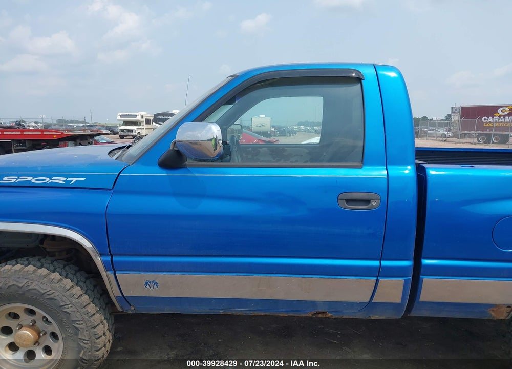 1999 DODGE RAM 1500 ST VIN: 1B7HF16Z2XS126372