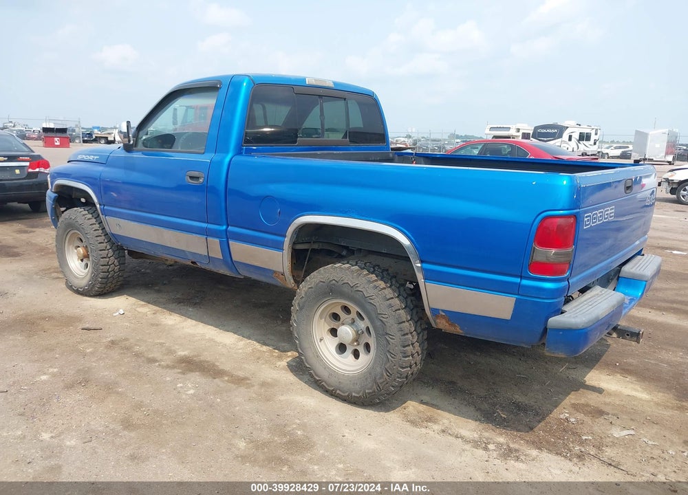 1999 DODGE RAM 1500 ST VIN: 1B7HF16Z2XS126372