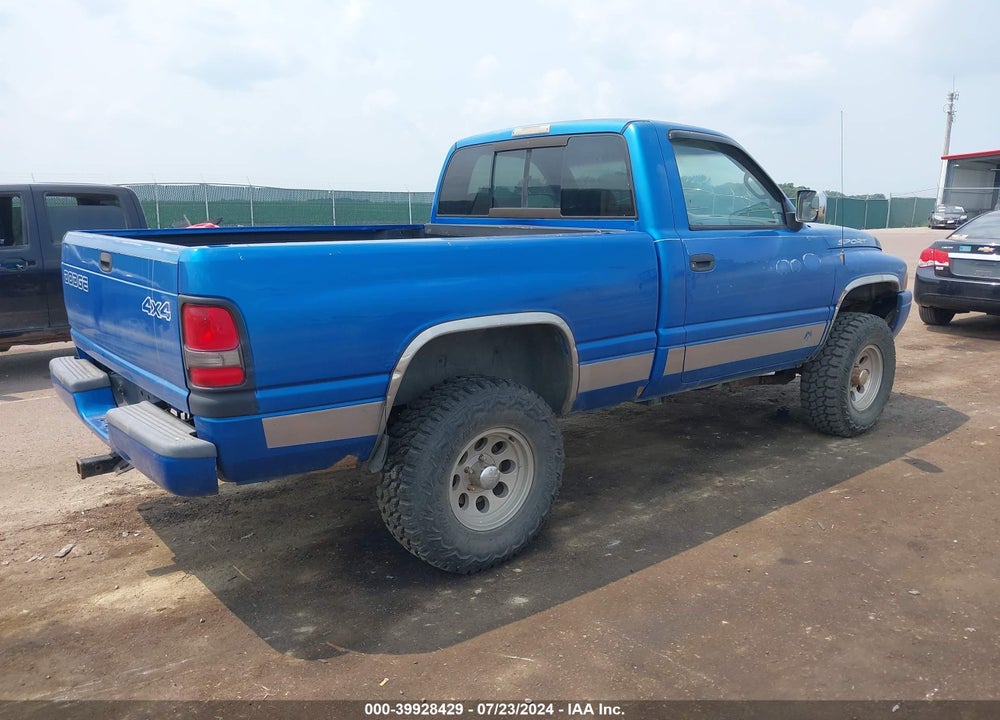 1999 DODGE RAM 1500 ST VIN: 1B7HF16Z2XS126372