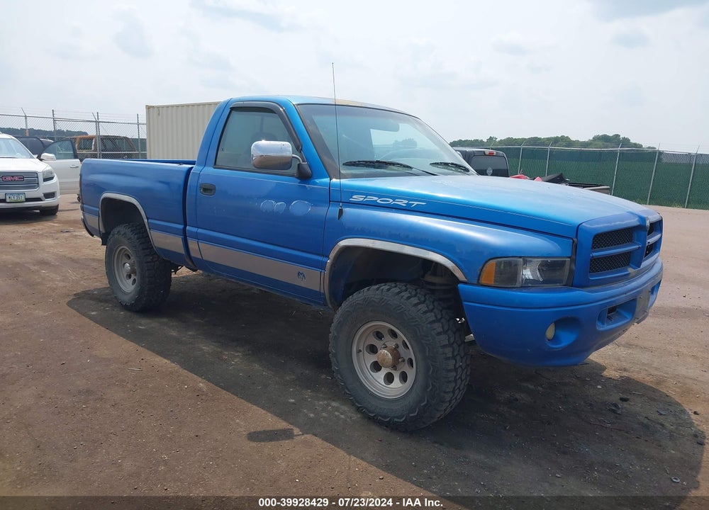 1999 DODGE RAM 1500 ST VIN: 1B7HF16Z2XS126372