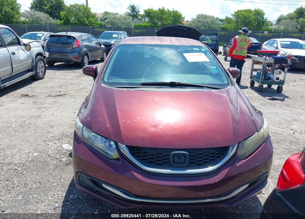 2014 HONDA CIVIC LX VIN: 2HGFB2F56EH509226