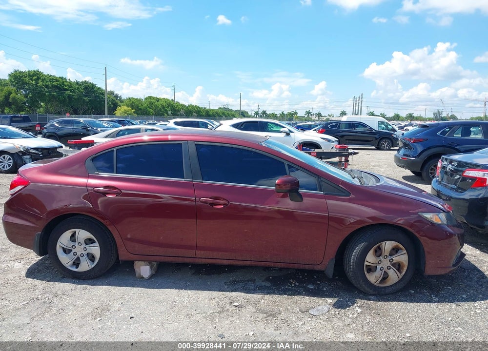 2014 HONDA CIVIC LX VIN: 2HGFB2F56EH509226