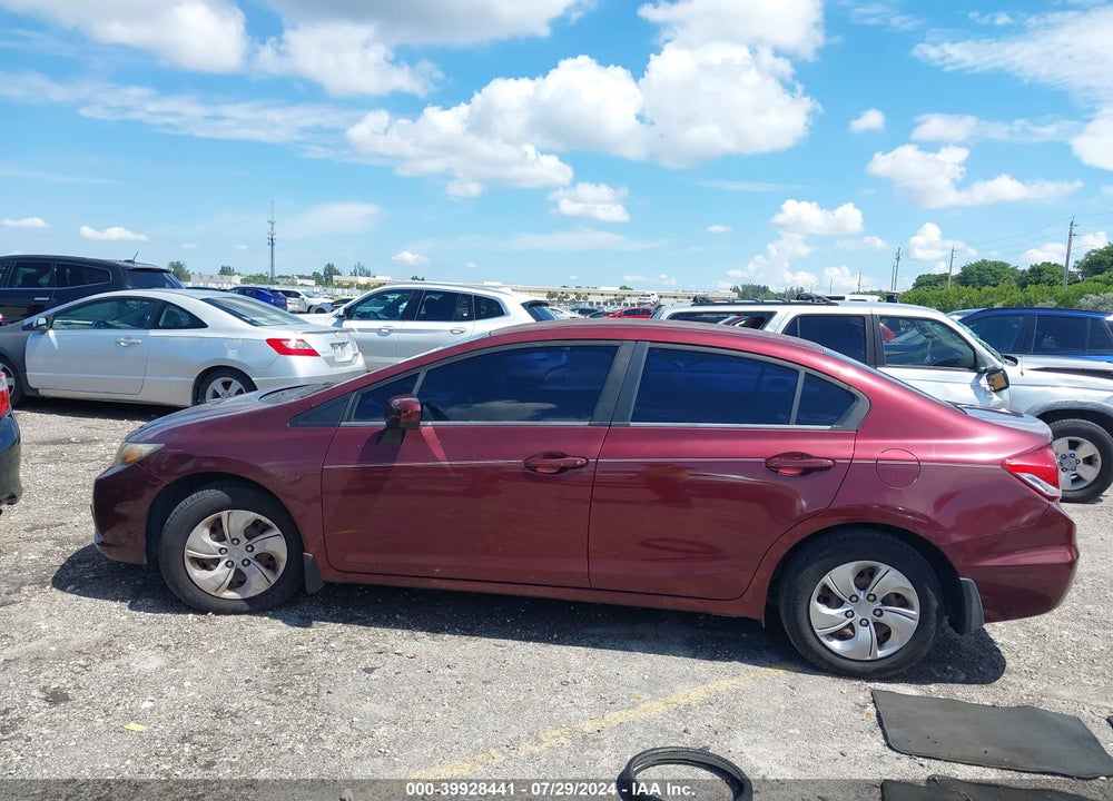 2014 HONDA CIVIC LX VIN: 2HGFB2F56EH509226
