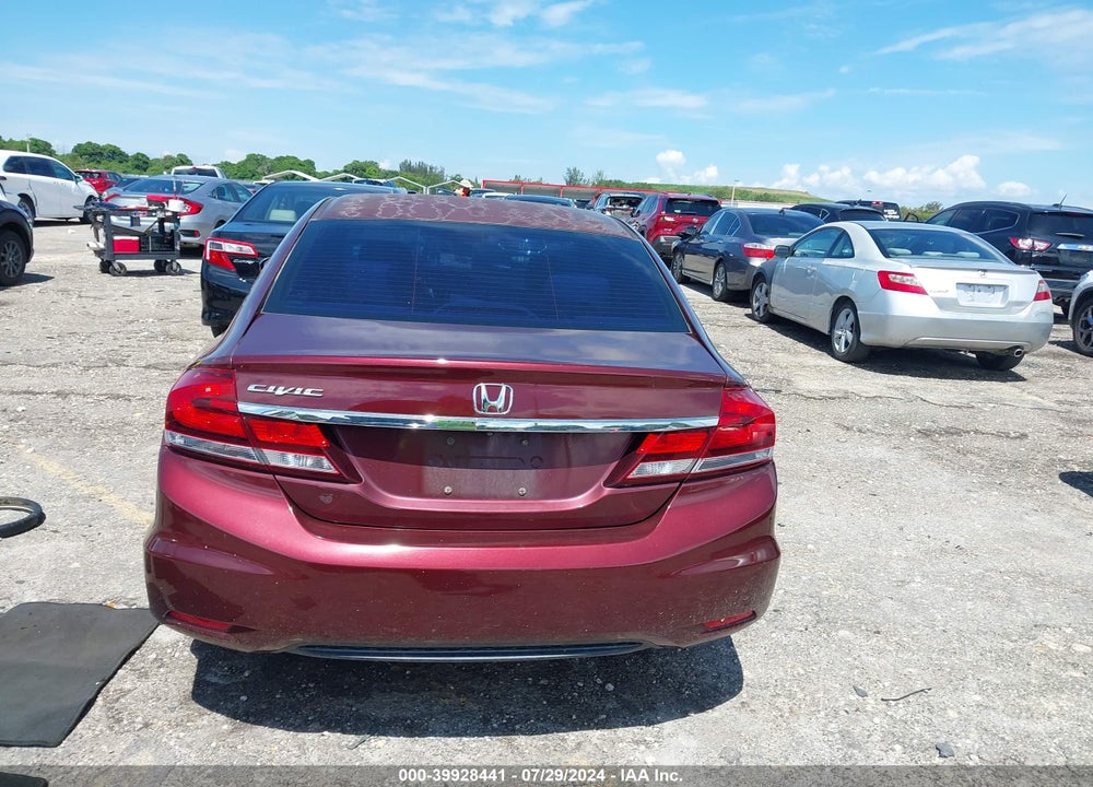 2014 HONDA CIVIC LX VIN: 2HGFB2F56EH509226