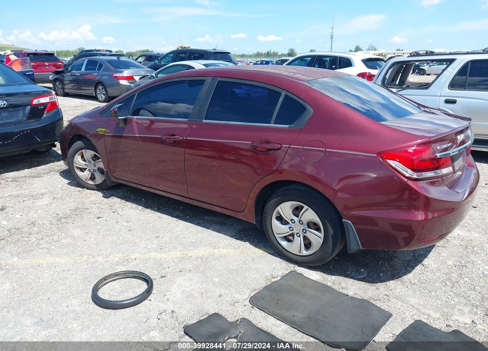 2014 HONDA CIVIC LX VIN: 2HGFB2F56EH509226
