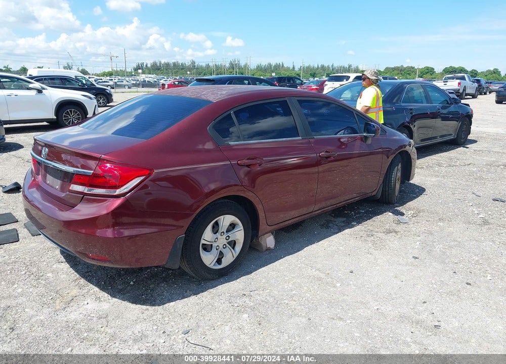 2014 HONDA CIVIC LX VIN: 2HGFB2F56EH509226