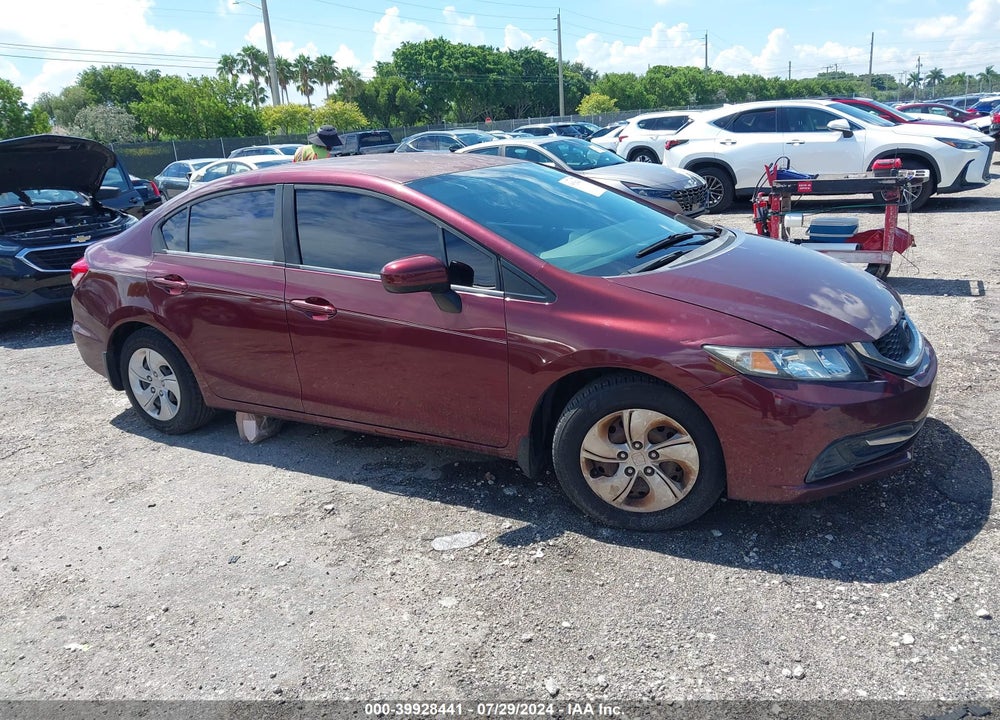 2014 HONDA CIVIC LX VIN: 2HGFB2F56EH509226
