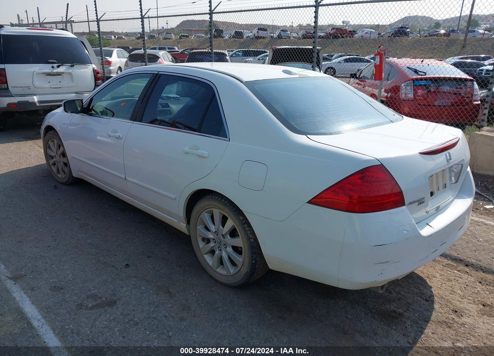 2007 HONDA ACCORD 3.0 EX VIN: 1HGCM66537A039355