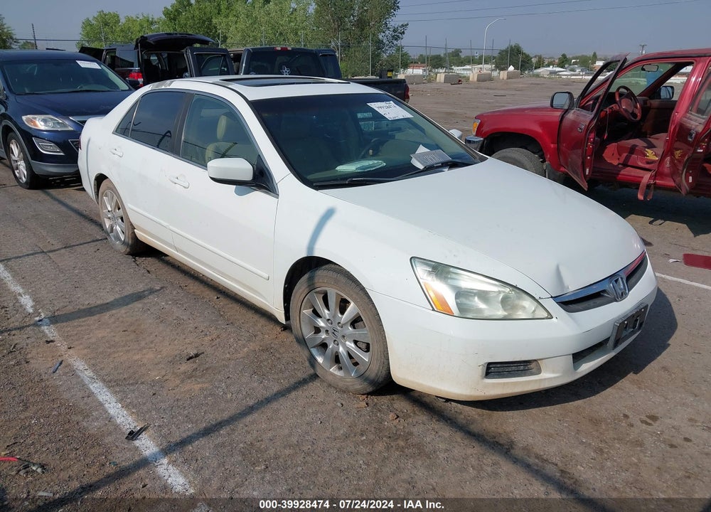 2007 HONDA ACCORD 3.0 EX VIN: 1HGCM66537A039355