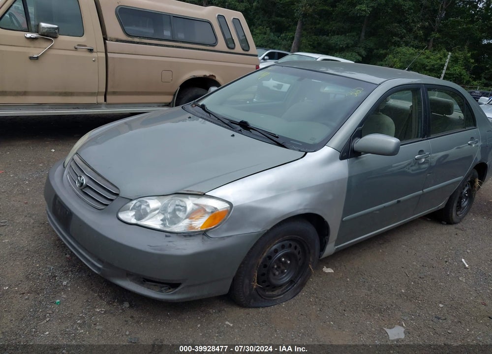 2004 TOYOTA COROLLA LE VIN: 2T1BR32E24C284610