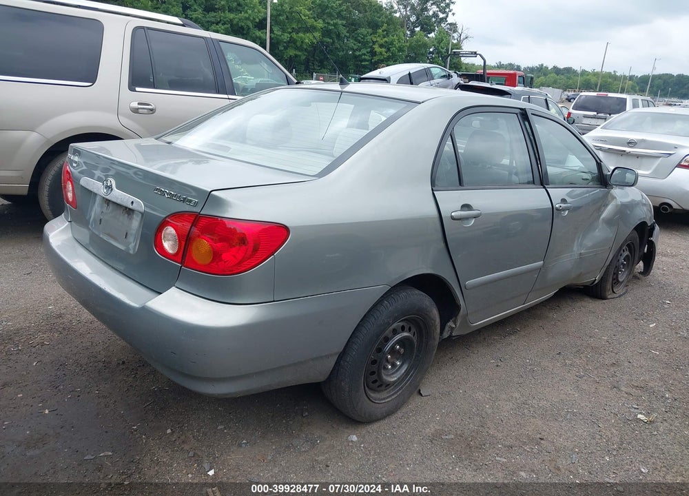 2004 TOYOTA COROLLA LE VIN: 2T1BR32E24C284610