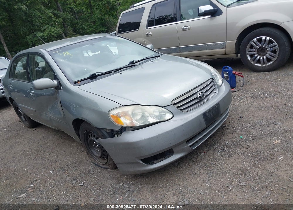 2004 TOYOTA COROLLA LE VIN: 2T1BR32E24C284610