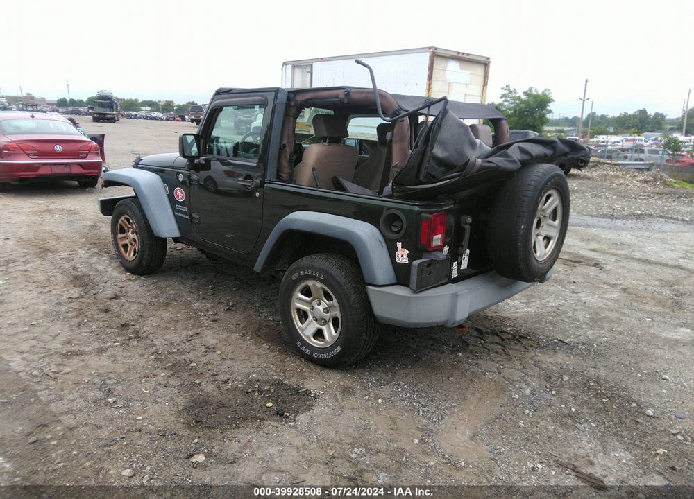2010 JEEP WRANGLER SPORT VIN: 1J4AA2D18AL124396
