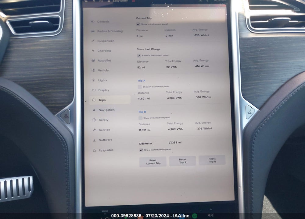 2015 TESLA MODEL S 70D/85D/P85D VIN: 5YJSA1H29FFP74971