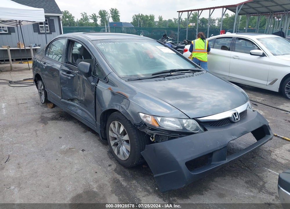 2010 HONDA CIVIC EX VIN: 2HGFA1F81AH512147