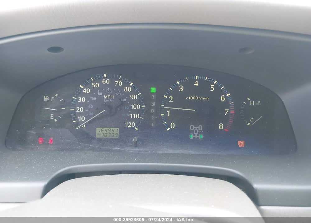2001 INFINITI QX4 LUXURY VIN: JNRDR09Y31W214799