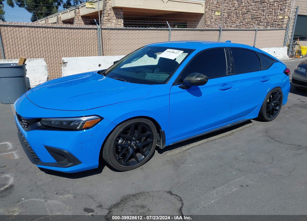 2022 HONDA CIVIC SPORT VIN: 19XFL2H80NE020271
