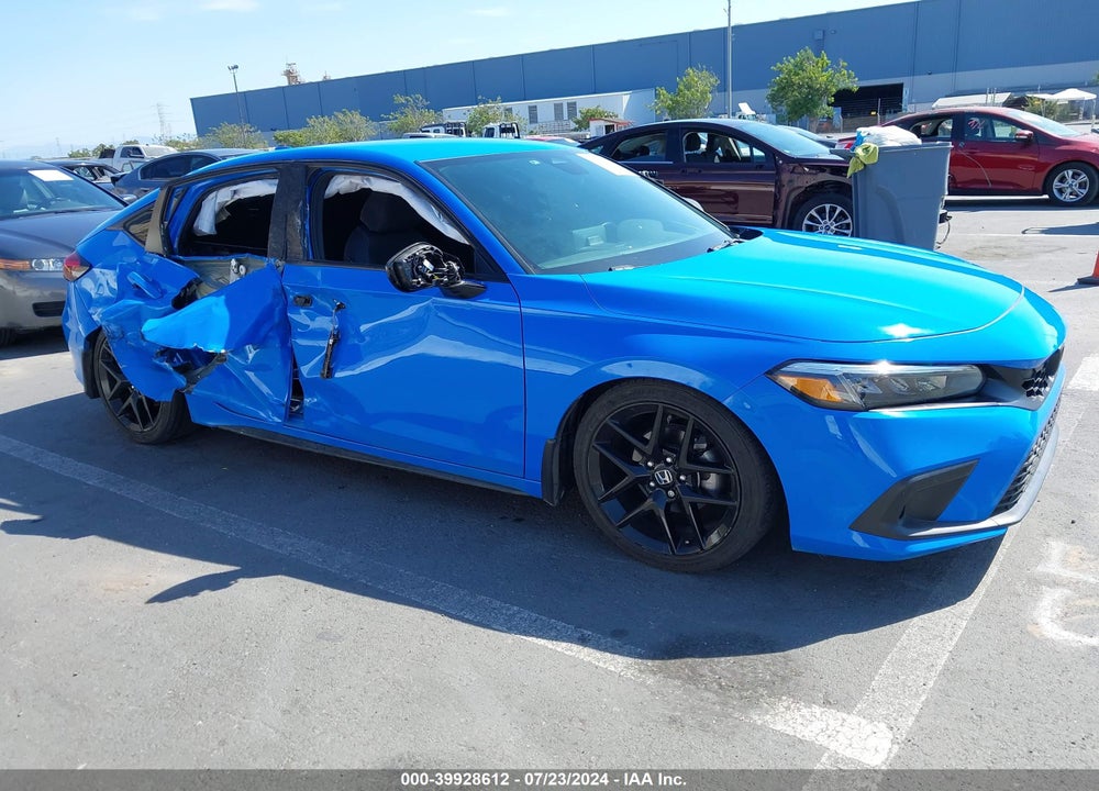 2022 HONDA CIVIC SPORT VIN: 19XFL2H80NE020271