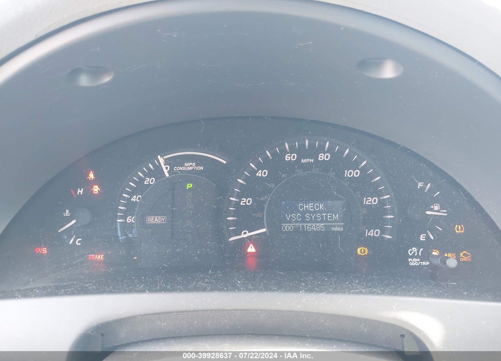2007 TOYOTA CAMRY HYBRID VIN: 4T1BB46K97U028445