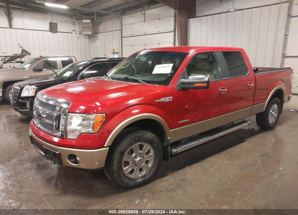 2012 FORD F-150 LARIAT VIN: 1FTFW1ET8CFC78101