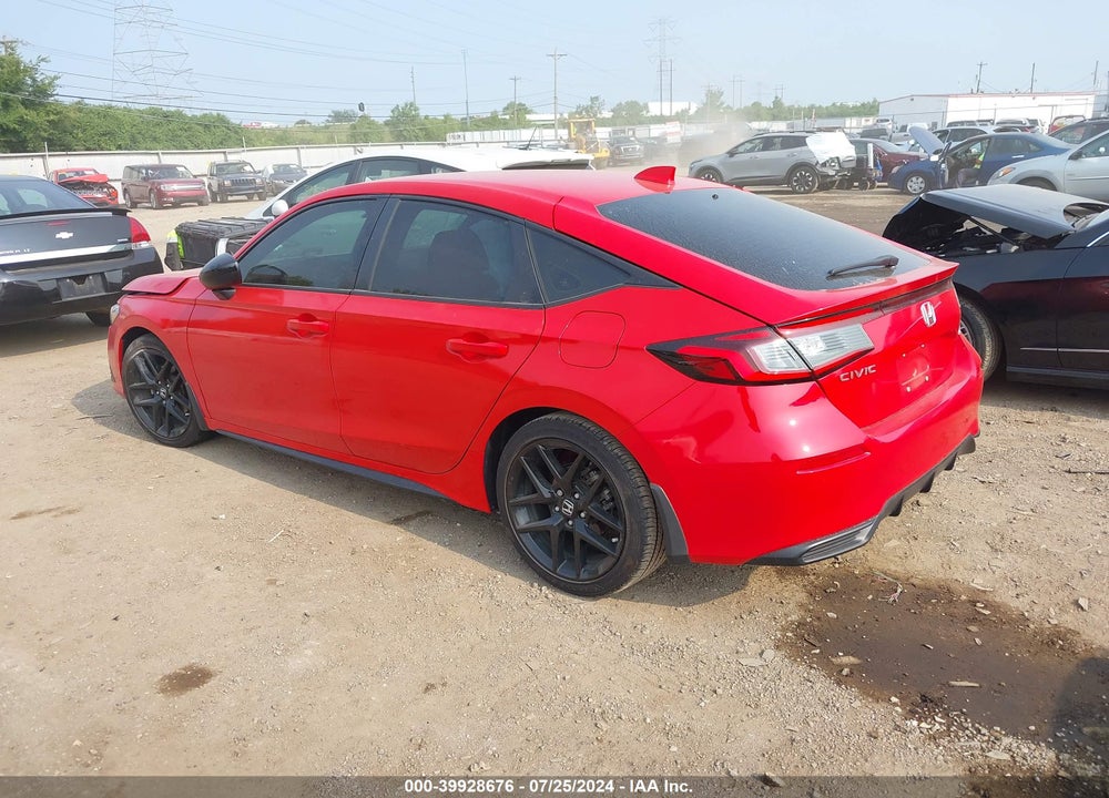 2022 HONDA CIVIC SPORT VIN: 19XFL2H85NE021688