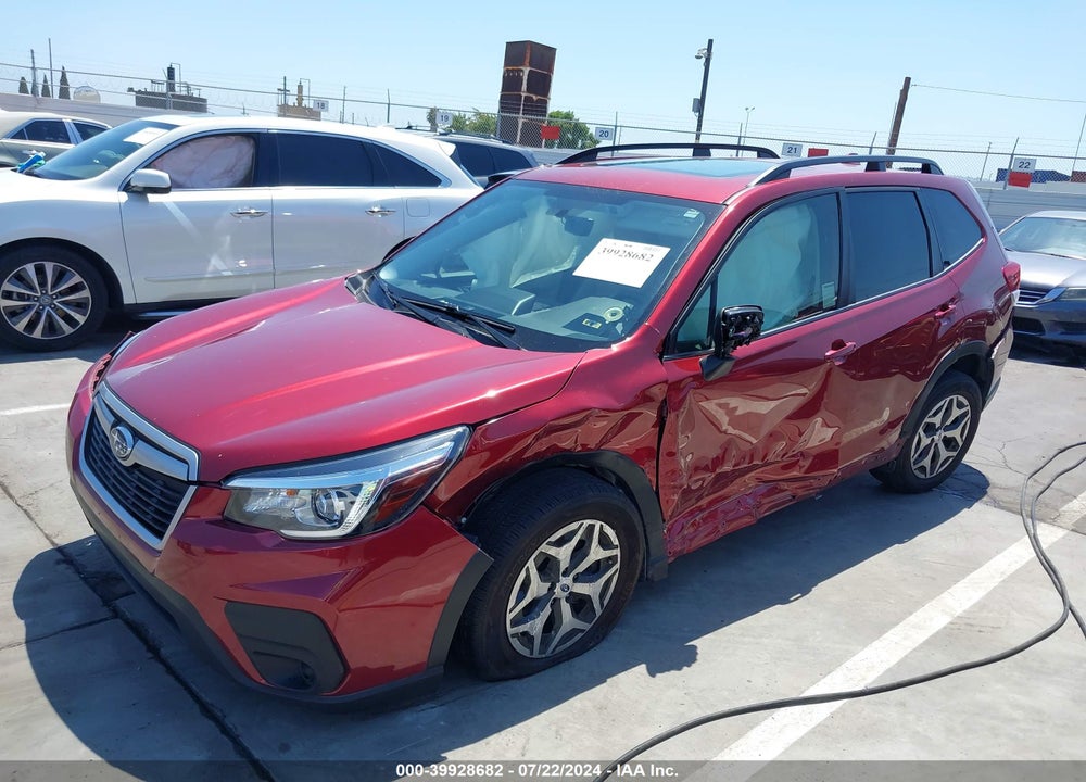 2020 SUBARU FORESTER PREMIUM VIN: JF2SKAJC0LH542806
