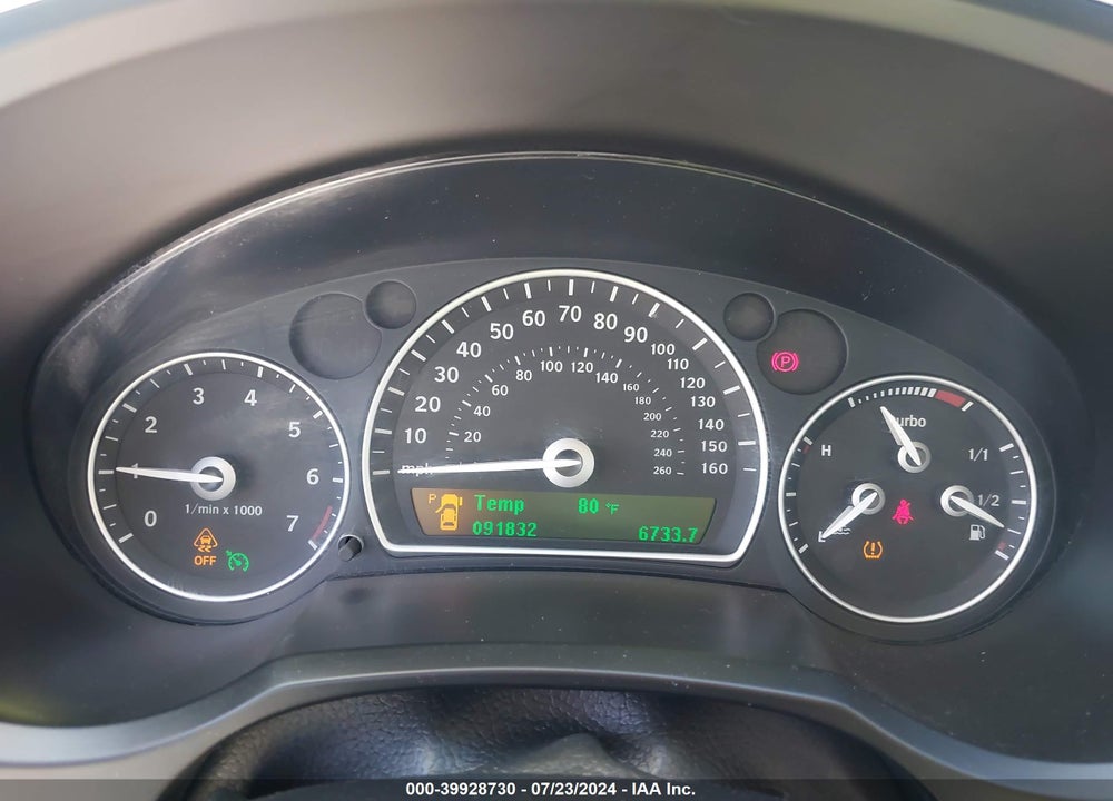 2008 SAAB 9-3 2.0T VIN: YS3FB59Y681121320
