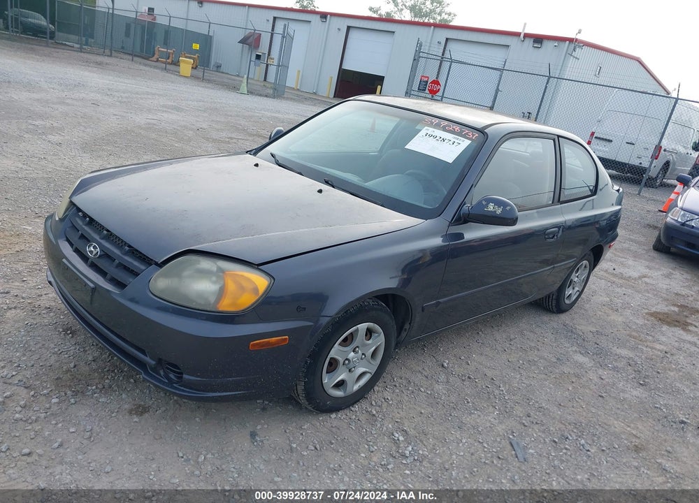 2005 HYUNDAI ACCENT GLS/GT VIN: KMHCG35C15U366963