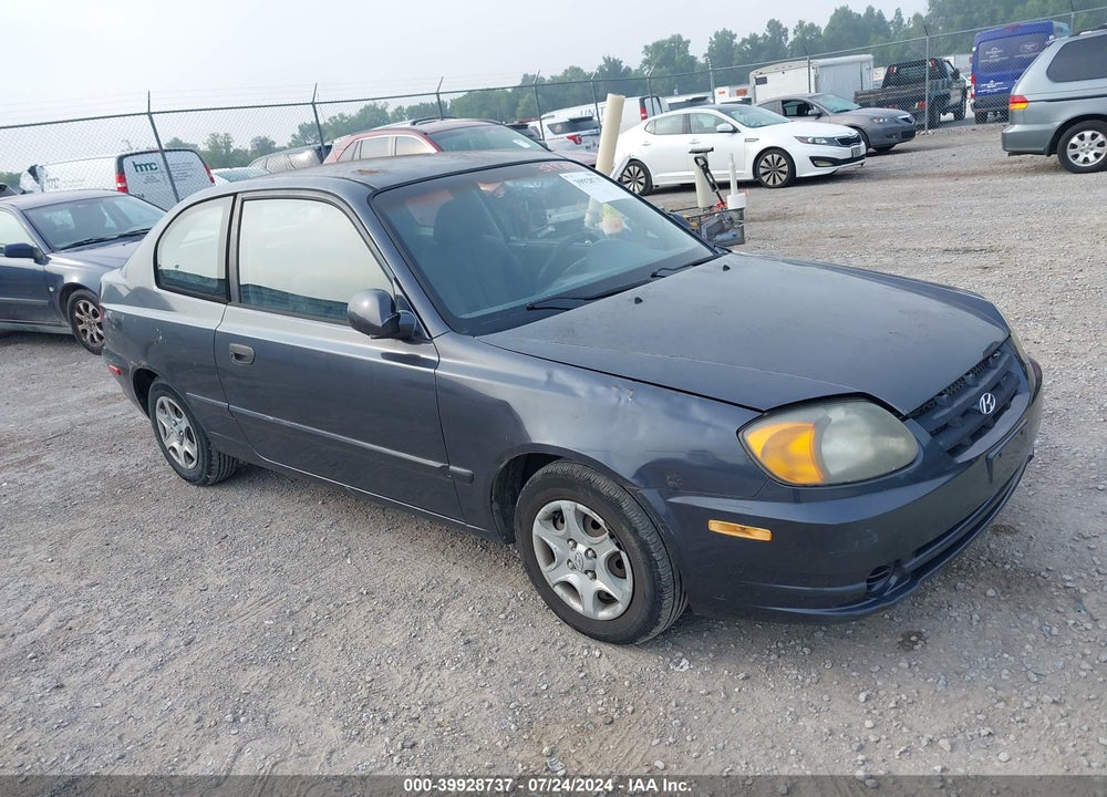 2005 HYUNDAI ACCENT GLS/GT VIN: KMHCG35C15U366963