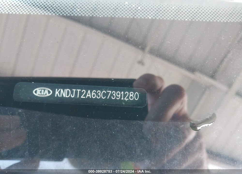 2012 KIA SOUL VIN: KNDJT2A63C7391280
