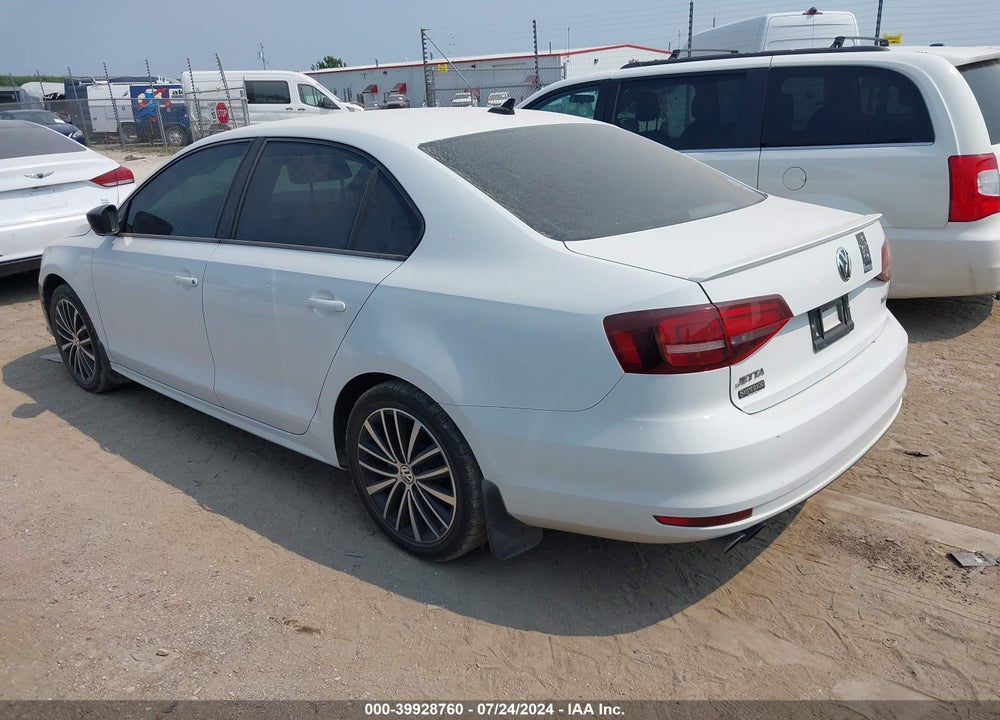 2016 VOLKSWAGEN JETTA 1.8T SPORT VIN: 3VWD17AJ6GM419232