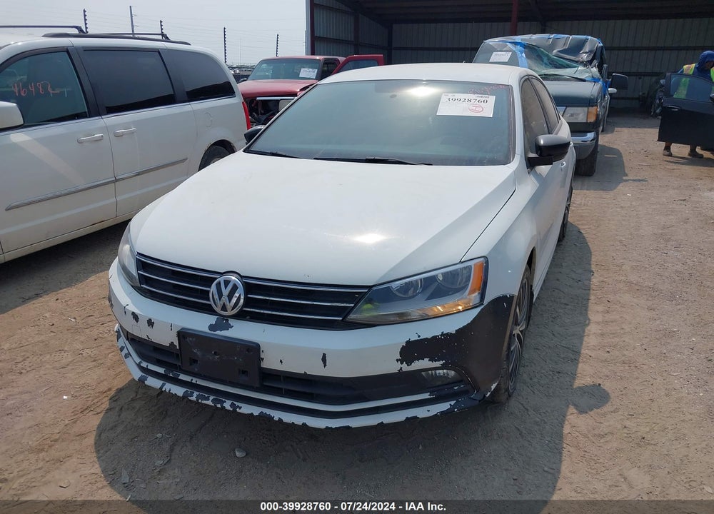 2016 VOLKSWAGEN JETTA 1.8T SPORT VIN: 3VWD17AJ6GM419232
