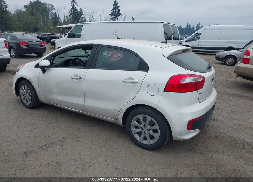 2016 KIA RIO LX VIN: KNADM5A33G6635665