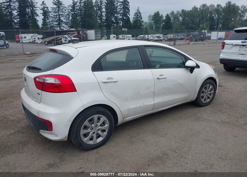 2016 KIA RIO LX VIN: KNADM5A33G6635665