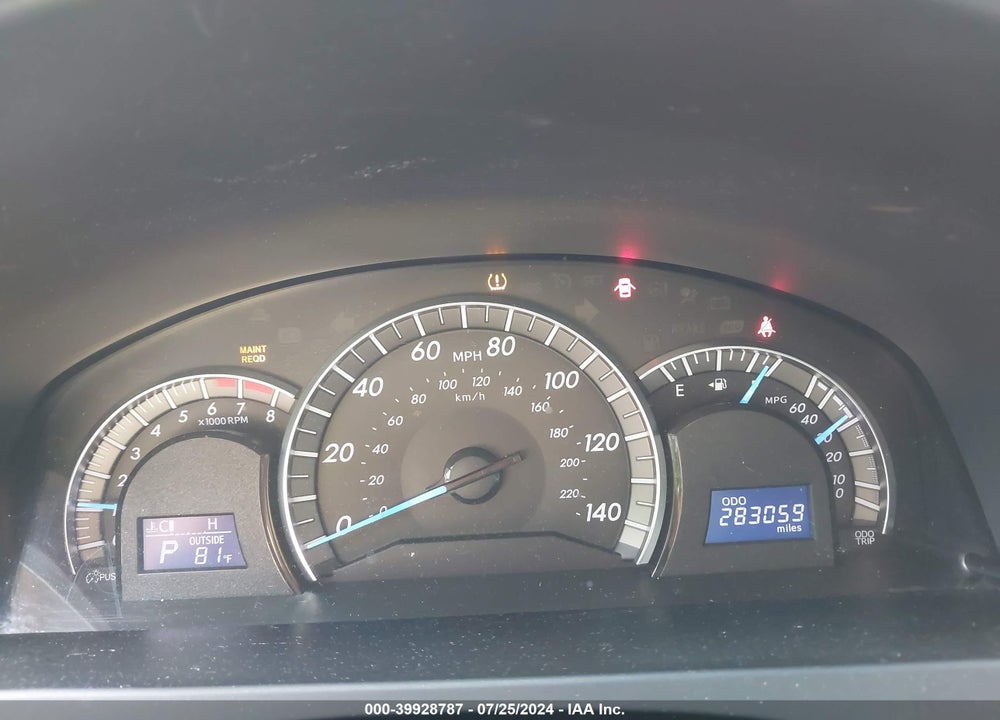 2012 TOYOTA CAMRY SE VIN: 4T1BF1FK3CU098651