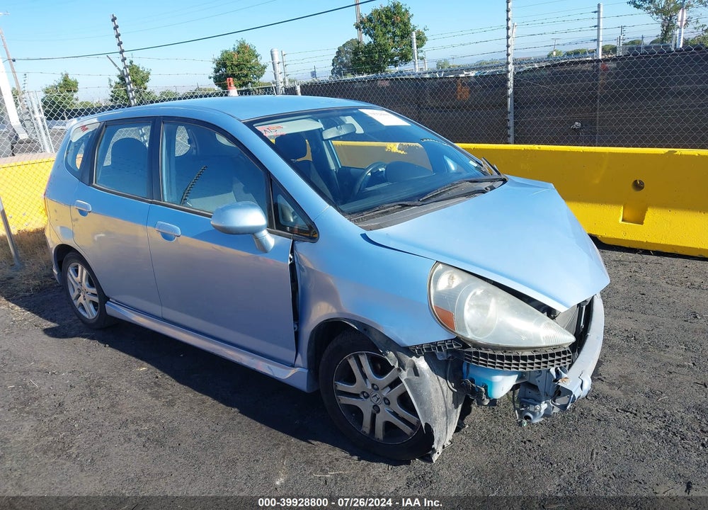 2008 HONDA FIT SPORT VIN: JHMGD38678S032858