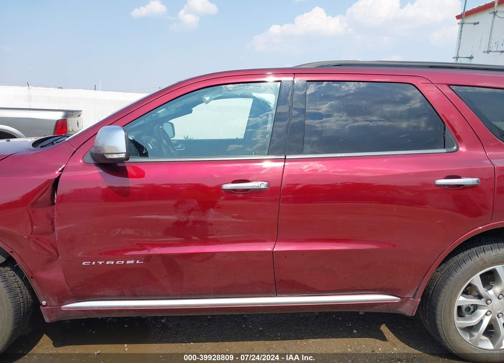 2018 DODGE DURANGO CITADEL ANODIZED PLATINUM AWD VIN: 1C4RDJEG2JC497981