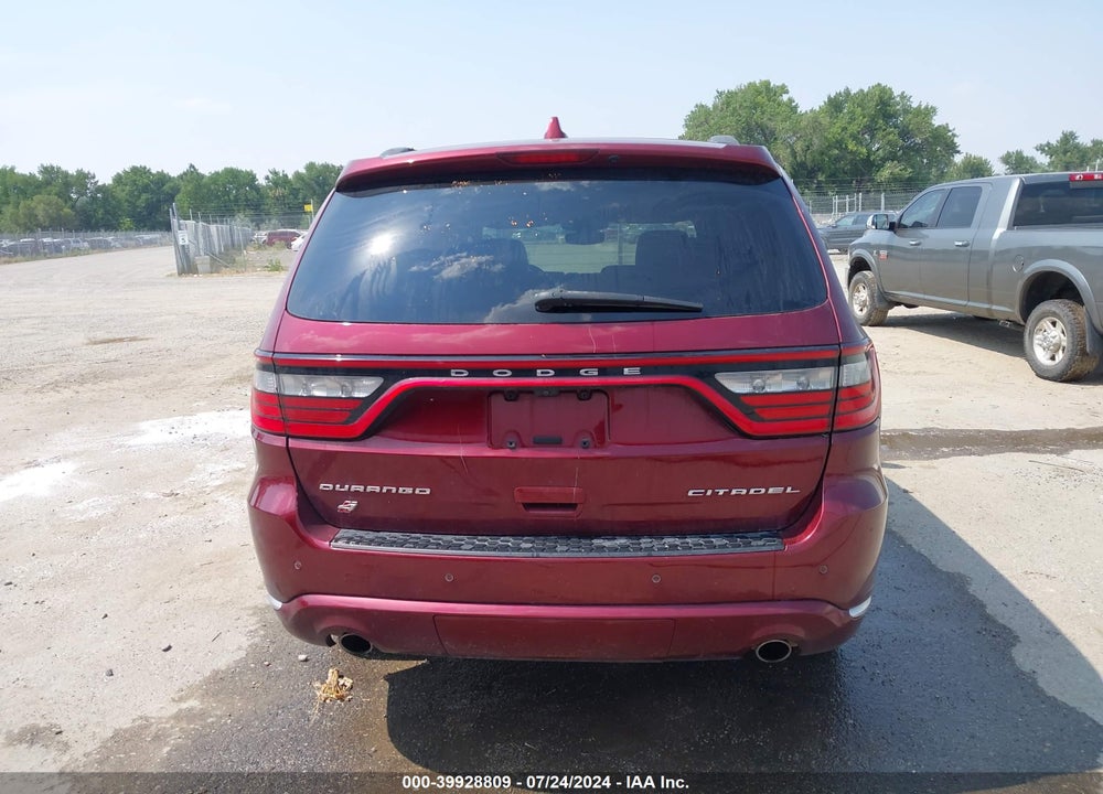 2018 DODGE DURANGO CITADEL ANODIZED PLATINUM AWD VIN: 1C4RDJEG2JC497981