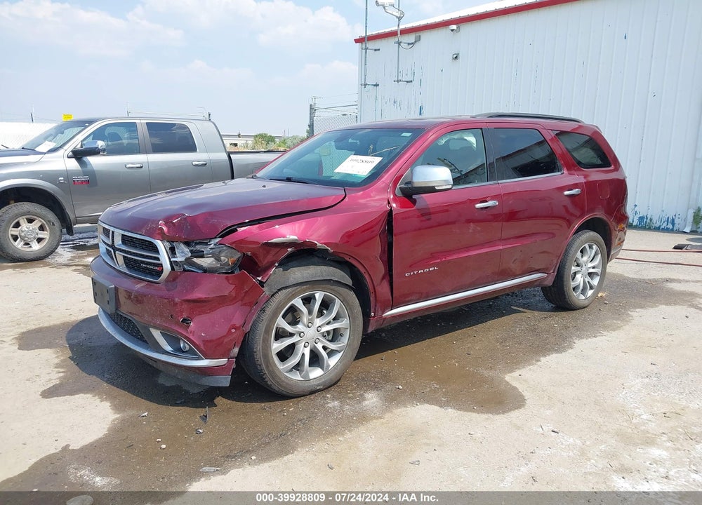 2018 DODGE DURANGO CITADEL ANODIZED PLATINUM AWD VIN: 1C4RDJEG2JC497981