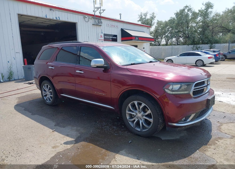 2018 DODGE DURANGO CITADEL ANODIZED PLATINUM AWD VIN: 1C4RDJEG2JC497981