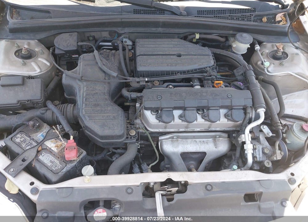 2002 HONDA CIVIC LX VIN: JHMES16592S003557