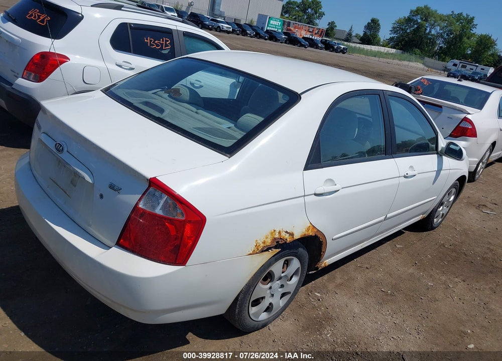 2005 KIA SPECTRA EX/LX/SX VIN: KNAFE121255173680