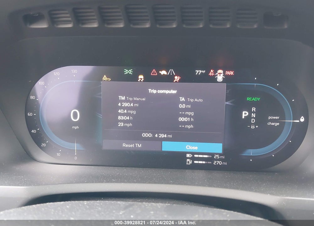 2024 VOLVO XC90 RECHARGE PLUG-IN HYBRID T8 ULTIMATE BRIGHT THEME 7-SEATER VIN: YV4H60CF8R1216023