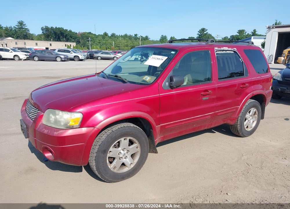 2006 FORD ESCAPE LIMITED VIN: 1FMYU94106KC71681
