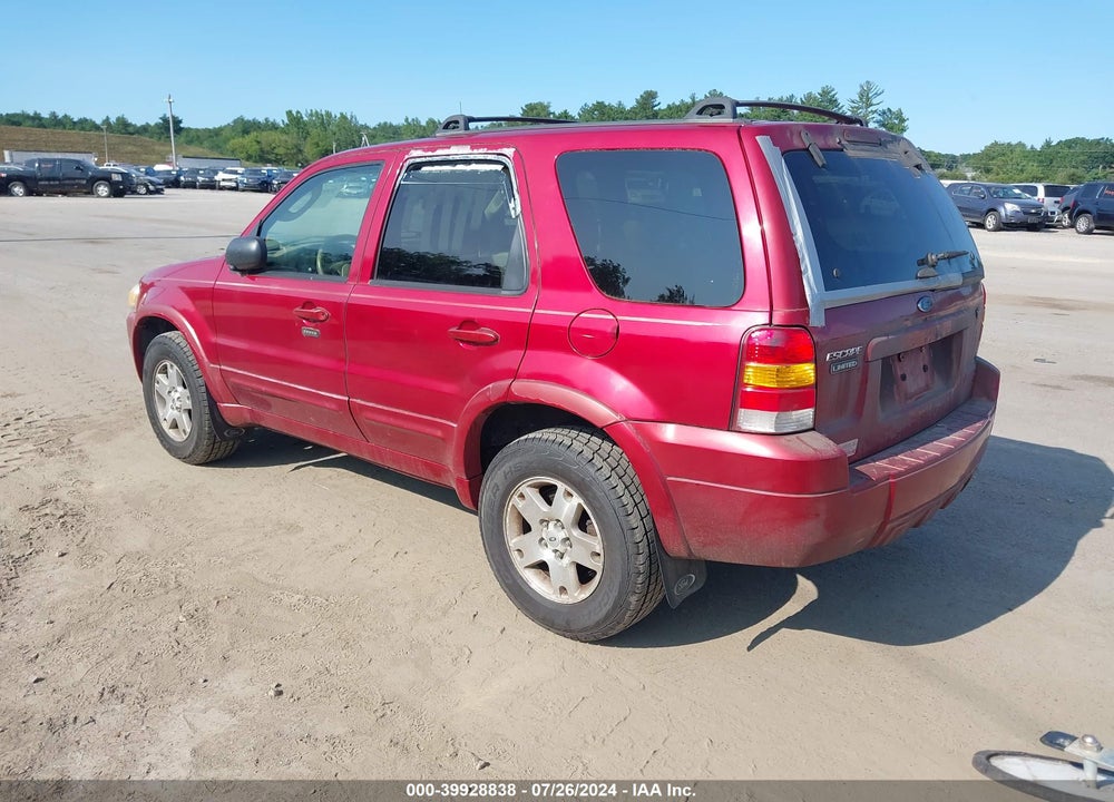 2006 FORD ESCAPE LIMITED VIN: 1FMYU94106KC71681